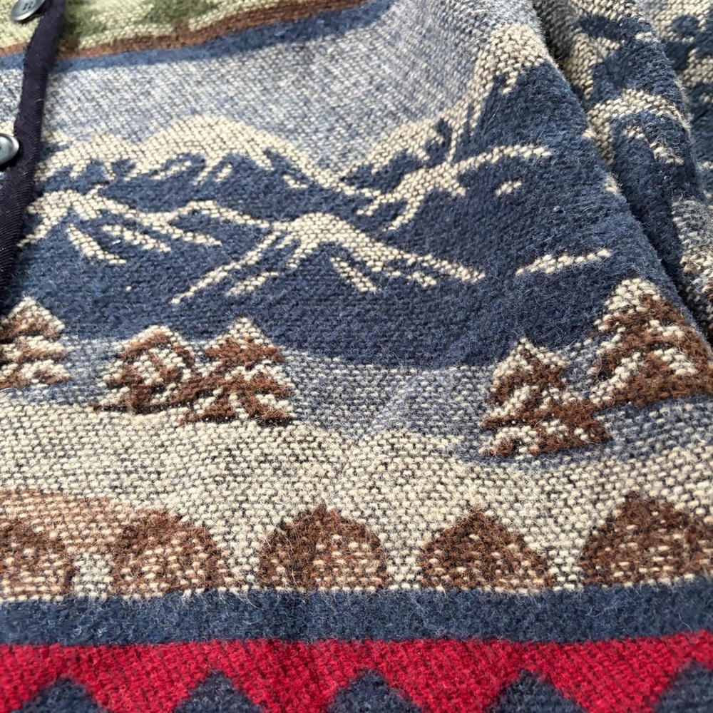 Vintage Wool Blend Mountain Cabin Western Jacket - Picture 3 of 13